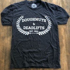 Doughnuts and Deadlifts Unisex Tee